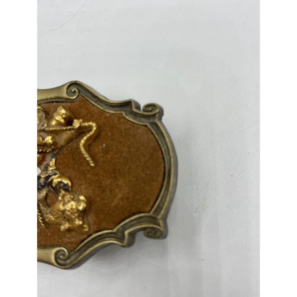 1978 Raintree Budweiser Cowboy Gold Lasso Belt Buckle